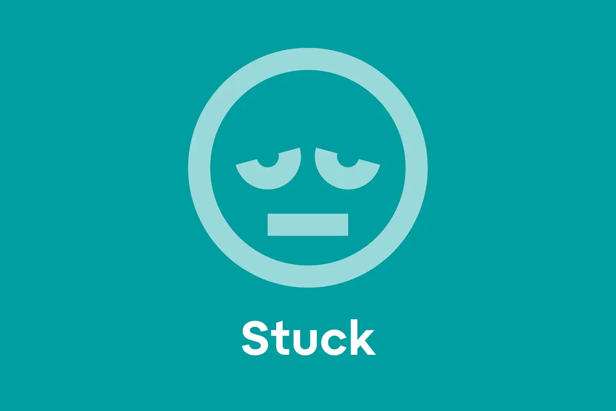 stuck